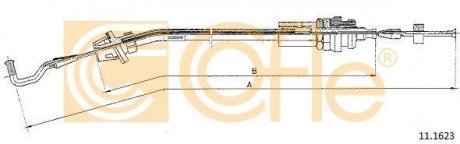 Тросик газу COFLE 111623