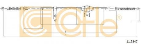 Трос COFLE 115347