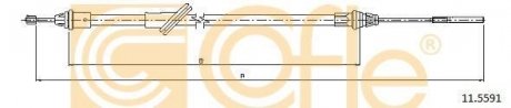 Трос COFLE 115591 (фото 1)
