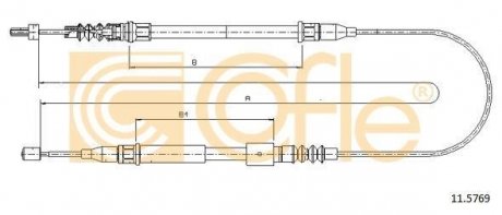 Linka ham.r. CORSA C 04-/L/ COFLE 11.5769