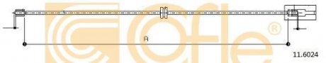 Трос ручного тормоза COFLE 116024