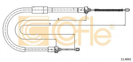 Трос COFLE 116661