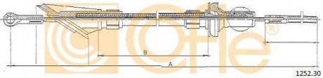 Трос зчеплення COFLE 125230