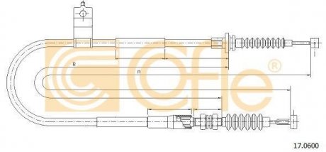 Трос COFLE 170600 (фото 1)