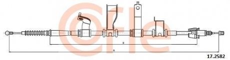 Трос COFLE 17.2582 (фото 1)