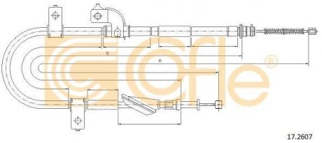 Трос COFLE 172607