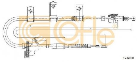 Трос COFLE 176020 (фото 1)