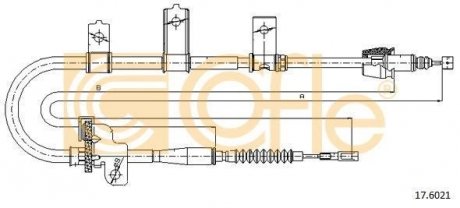 Трос COFLE 176021 (фото 1)