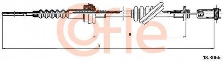 Трос сцепления COFLE 183066