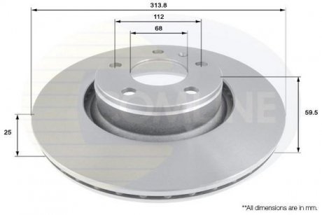 Тормозной диск COMLINE ADC1470V (фото 1)