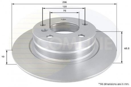 Тормозной диск COMLINE ADC1730 (фото 1)