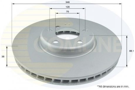 Гальмівний диск COMLINE ADC1790VL