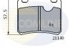 Комплект тормозных колодок, дисковый тормоз CBP0117