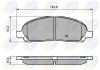 Комплект тормозных колодок, дисковый тормоз CBP01606