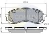 Комплект тормозных колодок, дисковый тормоз CBP01778