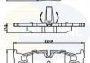 Комплект тормозных колодок CBP02295