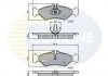 Комплект гальмівних колодок, дискове гальмо CBP0453