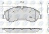 Комплект тормозных колодок CBP22142