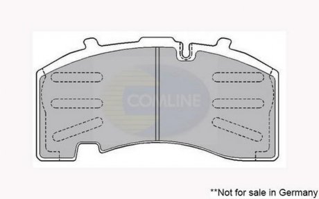 - Гальмівні колодки до дисків COMLINE CBP9062K