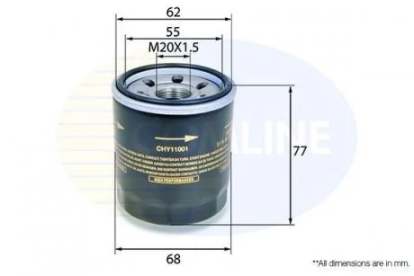 Масляный фильтр COMLINE CHY11001