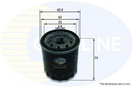Масляний фільтр COMLINE CTY11170 (фото 1)