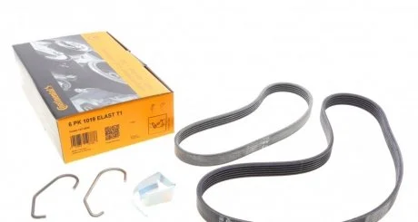 Поликлиновой ременный комплект Conti Contitech 6PK1019ELASTT1