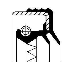 Уплотняющее кольцо, раздаточная коробка CORTECO 12016061B (фото 1)