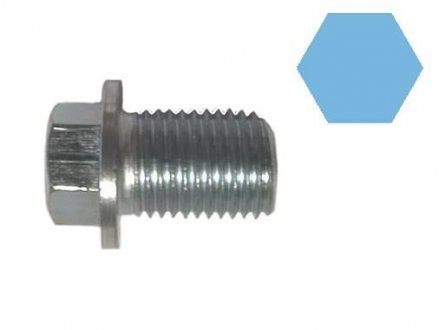 Гвинт зливного масляного піддону M14x1,5 NISSAN PIXO, OPEL AGILA, SUZUKI ALTO VII, CELERIO, SPLASH, SWIFT III, SWIFT IV, SWIFT V, SX4, SX4 S-CROSS 1.0-1.6 01.08- CORTECO 49362427 (фото 1)