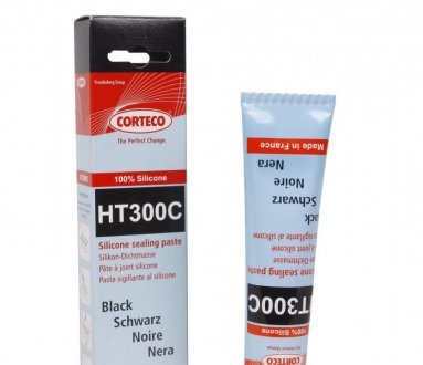 Герметик чорний тюбик 80 мл від -50 до +300 ° C (вир-во) CORTECO HT300C