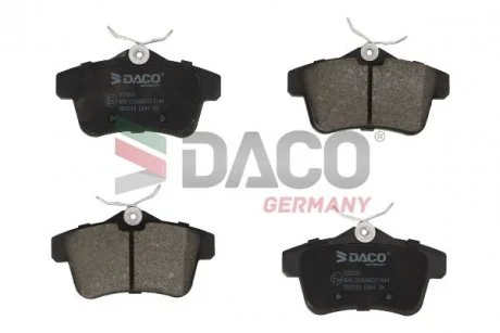 Колодки гальмівні дискові зад. DACO 320605