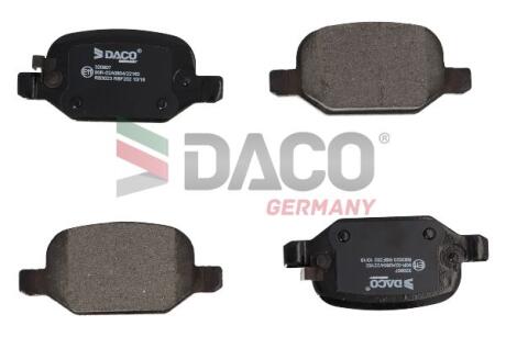 Колодки гальмівні (задні) Fiat 500L 12- DACO 320907