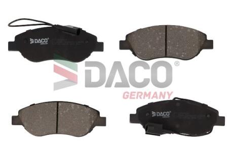 Колодки гальмівні (передні) Fiat Stilo/Bravo/Lancia Delta 01-18 DACO 320914
