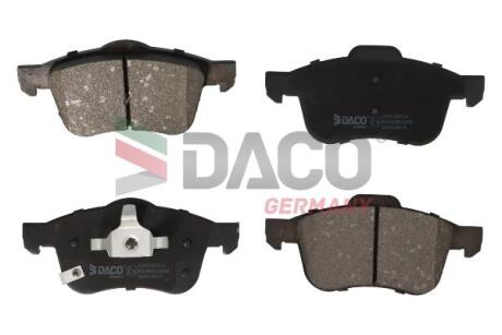 Колодки гальмівні (передні) Fiat 500L 13- (ATE) DACO 320916
