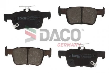 Колодки гальмівні дискові зад. DACO 321205