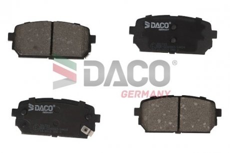 Колодки гальмівні дискові зад. DACO 321723 (фото 1)