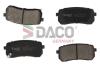Колодки гальмівні (задні) Hyundai H-1 07-/iX55 08-12/Kia Carnival 05-15/Sorento 15- (Mando) Q+ DACO 321724 (фото 1)