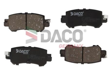 Колодки гальмівні (задні) Mazda CX5 11- / CX3 15- (Akebono) DACO 322249