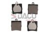 Комплект гальмівних накладок, дискове гальмо DACO 323335 (фото 1)