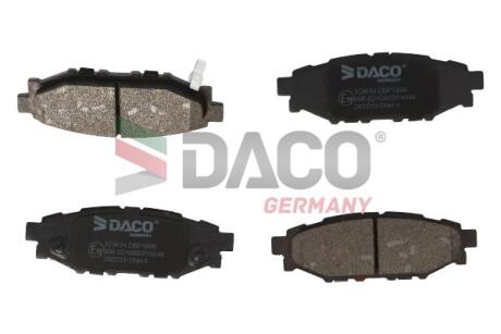Колодки гальмівні (задні) Subaru Forester/Impreza 08-/Legacy 03-14/Outback 03-/Toyota GT 12- DACO 323634