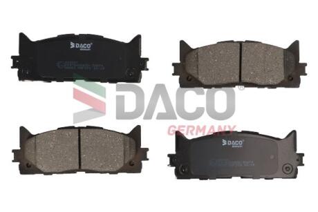 Колодки гальмівні дискові пер. DACO 323937