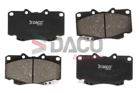 Колодки гальмівні (передні) Citroen С1/Peugeot 107/Toyota Aygo 05- (Bendix-Bosch) DACO 323941