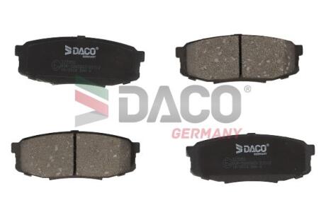 Колодки гальмівні (задні) Toyota Land Cruiser Prado 09-/200/Sequoia/Tundra/Lexus LX 07- DACO 323950