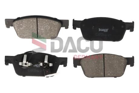 Колодки гальмівні (передні) VW T5 03-/T6 15- (Ate) (з датчиком) DACO 324205