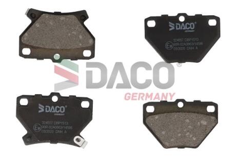 Колодки гальмівні (задні) Toyota Corolla 01-08/Prius 00-09/Yaris/Celica 99-05 DACO 324557