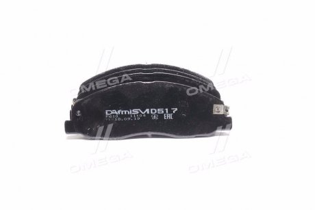 Колодка гальм. ГАЗель NEXT перед. (компл. 4шт.) (вір-во Dafmi) DAFMI / INTELLI D517SM