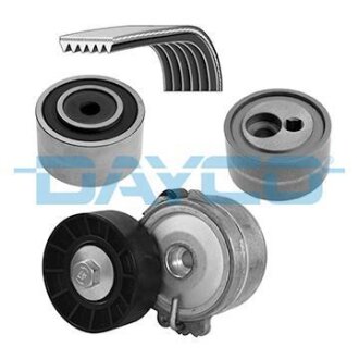 Комплект поликлинових ременів (з роликами) CITROEN JUMPER I, JUMPER II FIAT DUCATO PEUGEOT BOXER 2.0D/2.2D 08.01-07.06 DAYCO KPV121