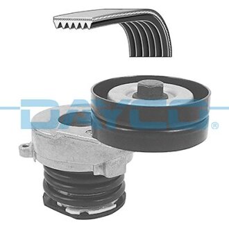 Комплект поликлинових ременів (з роликами) OPEL ASTRA H, ASTRA H CLASSIC, ASTRA H GTC, ASTRA H/KOMBI, CORSA D, MERIVA A, ZAFIRA B, ZAFIRA B/MINIVAN 1.7D 09.03- DAYCO KPV713