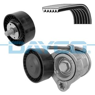 Комплект поликлинових ременів (з роликами) CHEVROLET CAPTIVA, CRUZE, EPICA, LACETTI, NUBIRA OPEL ANTARA A 2.0D 01.05- DAYCO KPV719