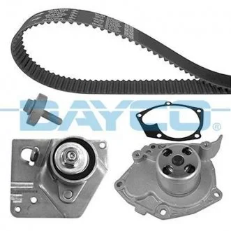 Комплект ГРМ (ремінь + ролик + водяний насос) NISSAN PRIMERA, RENAULT GRAND SCENIC II, GRAND SCENIC III, LAGUNA II, MEGANE II, MEGANE III, SCENIC II, SCENIC III, SUZUKI GRAND VITARA II 1.9D 03.01- DAYCO KTBWP4671