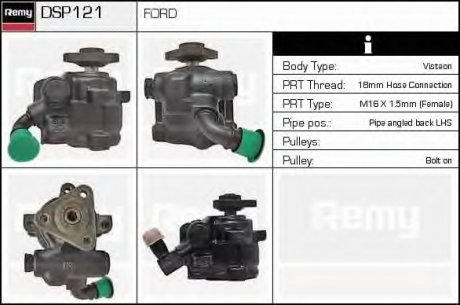 Гидравлический насос, рулевое управление DELCO REMY DSP121